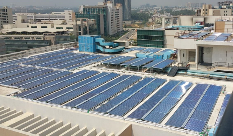 Solar Cooling System at the IBM Building, Bangalore, India