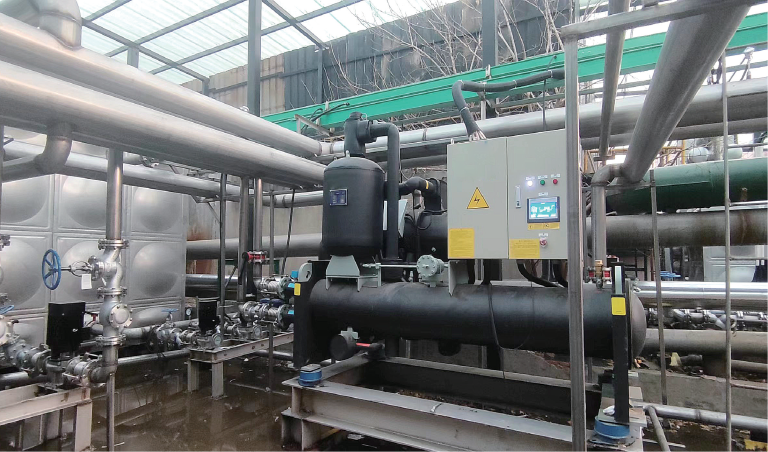 Industrial Heat Pump for Textile Dyeing Wastewater Energy Recovery