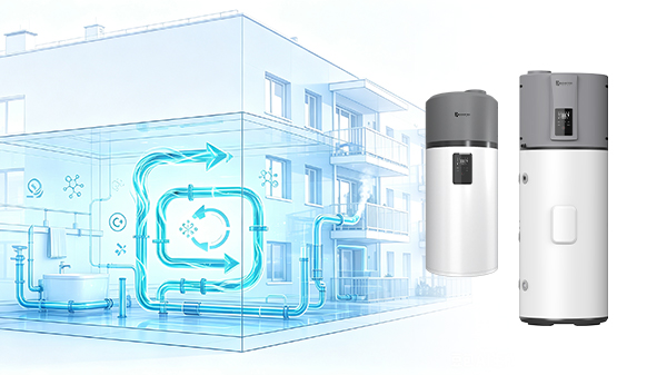 New R290 All in One Hot Water Heat Pump – Boiler Replacement